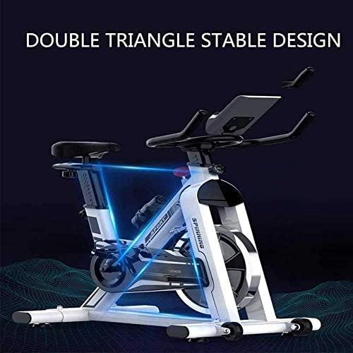 Image of Exercise Bike Indoor Cycling Bike Magnetic Upright Bike Stationary Bike LCD Monitor Belt Drive Infinite Resistance