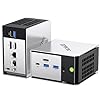 GMKtec Mini PC, M8 Computer da Tavolo AMD Ryzen 5 PRO 6650H (6C/12T 4,50 GHz), Doppia LAN 2.5GbE, 16 GB RAM LPDDR5 + 1 TB SSD PCIe, Oculink, USB4, HDMI, USB-C