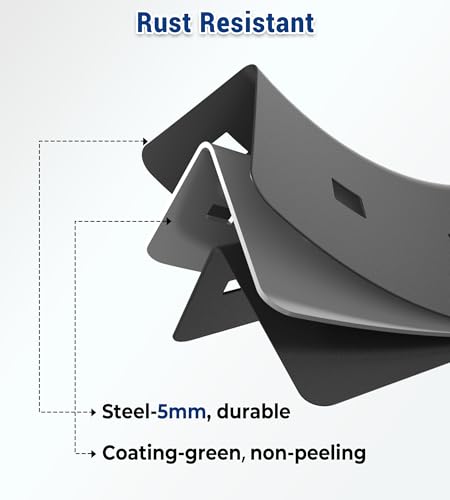 image for vikofan Heavy Duty Workbench Kit - Garage Workbench Legs Brackets, 8 P