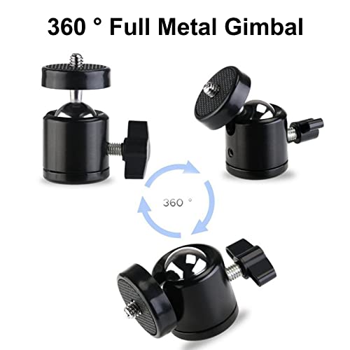 Mini Testa a Sfera,1/4 Pollice Vite Testa Girevole...