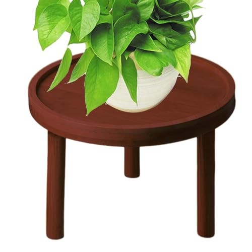 Supporto Per Piante In Legno - Sgabello, Vaso Da Fiori, Fioriera Per Interno, Bonsai