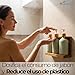 Imagen de FCINNOVA Dispensador Jabon Baño Verde Matcha 500ml Set de 3 Botes para Gel y Champu Acondicionador Embudo para Rellenado Este Dosificador Jabon Baño es Elegante practico y mantendra su Ducha ordenada