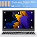 Privacy Screen Adhesive Strips and Slide Mount Holder Tabs for Computer Monitors and Laptops - Easy On-Off Your Security Filter with Replacement Kit for Monitor Laptop Privacy Protector