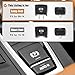 X AUTOHAUX Parking Button Long Style Feet Electronic Parking Switch Brake P and AUTO H Button Cover Replacement Kit for BMW F01 F02 F07 F10 F12 F15 F16 F25 F26
