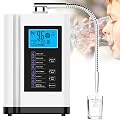 Alkaline Water Ionizer Machine, PH 3.5-10.5 for Alkaline & Acidic Water, Self-Cleaning, Up to +400~-500mV ORP, 8000 Liters Per Filter, for Home Use,for Alkaline & Acidic Water(White)