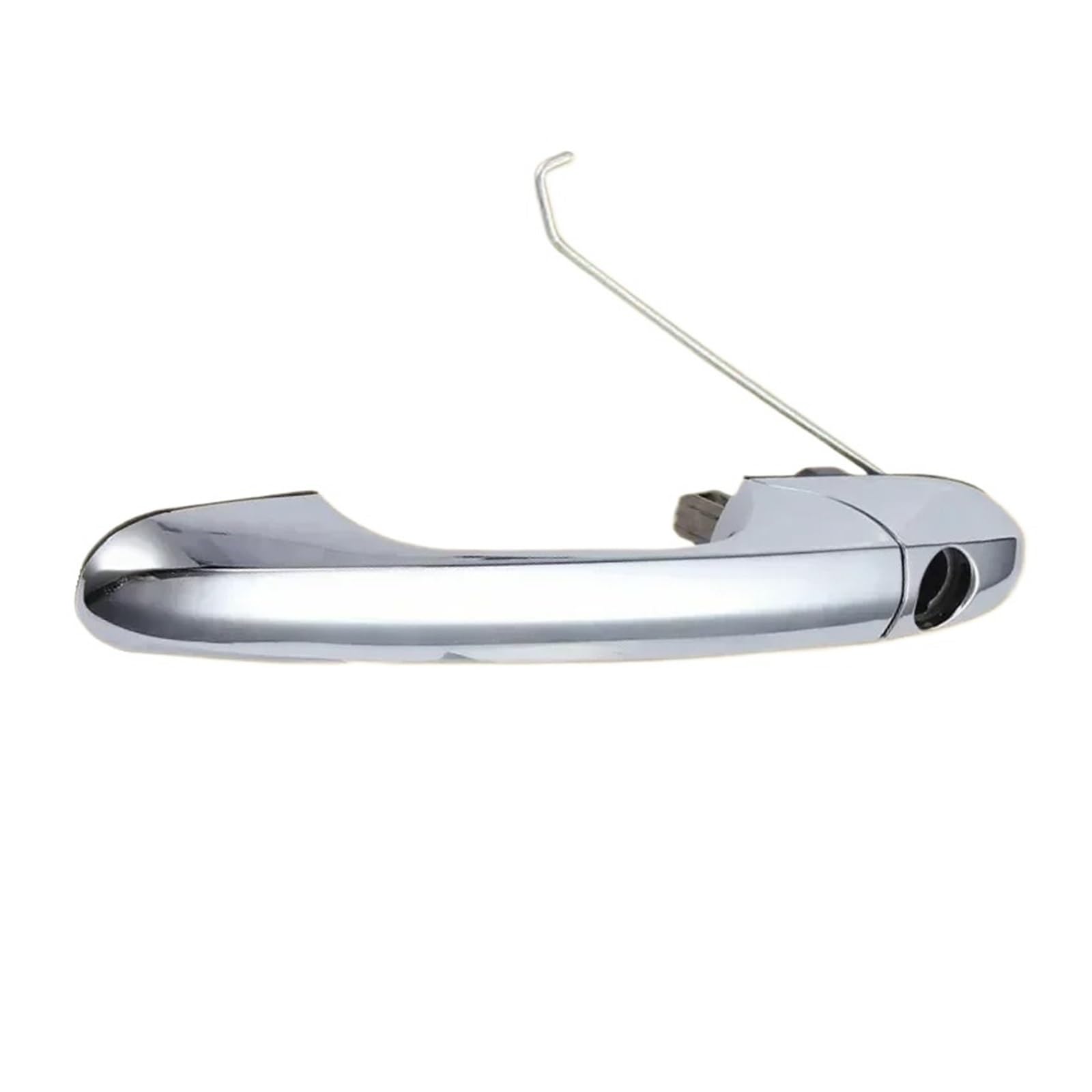 Ropaix Driver Side Side Exterior Door Handle For Fiat For 500 2007-2020 735592026 735592012 Passenger Side And Exterior Door Handle Chrome(Driver Side)