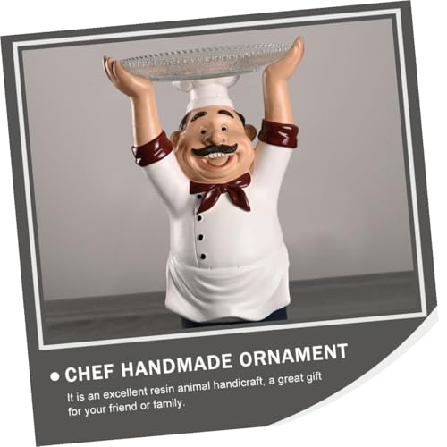 Idée cadeau originale : ornement de bureau en résine chef sculpture décorative