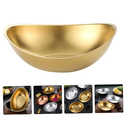 Cuenco de acero 304 con diseño único inoxidable para ensalada 8