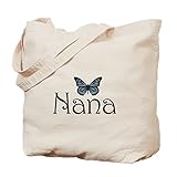 CafePress Nana Tote Bag Natural Canvas Tote Bag, Reusable Shopping Bag