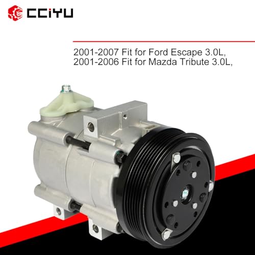 Image of CCIYU AC Compressor w /Clutch for Ford Contour for Ford Escape 1995-2007