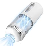 Male Masterburbatar Hands Free with Massager Sucking Modes Automatic Male Mastusbafor Silicone Sleeve Hoodies, Pocket Puzzy Tight Viboators Silent Electric Machine Underwear PWO04 (White)