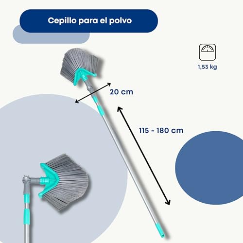 Miniatura 2 de Cepillo Telescópico Para Telarañas, Triangular, 115-180 Cm