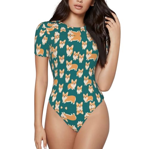 One Piece Swimsuits for All Women, Crewneck Swimdress Monokini Bathing Suit