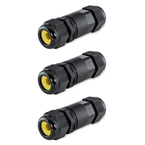 3 pezzi SSC-LUXon® Cavo connettore impermeabile IP68 5 poli – manicotto di collegamento per cavo terra con Ø 4 – 14 mm 24 a 450 V