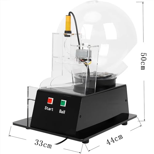 Jaula electrónica de bolas de bingo con 100 bolas, máquina automática de dibujo de lotería para diversión familiar y entretenimiento grupal
