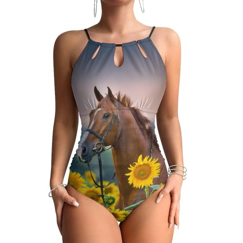 Maillots de bain une pièce femme gainant imprimé floral beachwear été