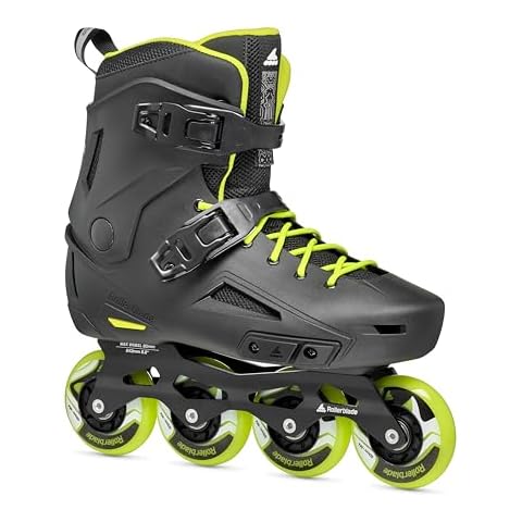 Rollerblade Lightning Men's Urban Inline Skate, Black and Lime Cover