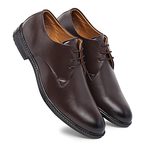 Image of Zixer Synthetic Leather Ankle Formal Shoes Men || Office Shoes for Men Stylish || Chukka Boots Men Long Shoes for Men Long Boots