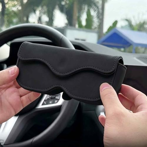 Image of 1 PCS Sunglass Holder for Car, Automotive Eyewear Storage Case, Compact Car Interior Accessories for Driving Convenience