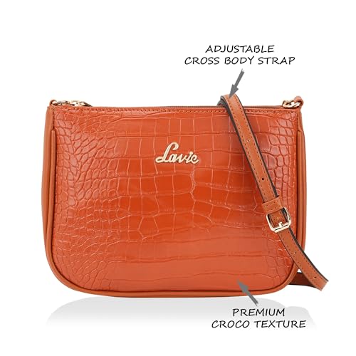 Image of Lavie Women's Glossy Keg Sling Bag | Ladies Purse Handbag