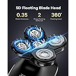 Head Shaver, Electric Razor for Men, Bald Head Razor Grooming Kit with LED Display, Wet/Dry USB Rechargeable Rotary…