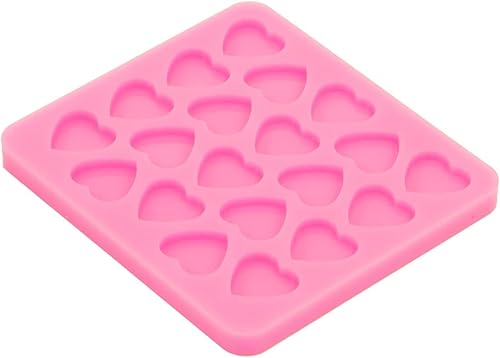 Miniatura 6 de Molde de silicona de resina de corazón, 20 mini corazones, molde de fundición de resina epoxi para hacer joyas y colgantes, bricolaje en forma de