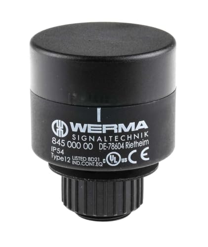 Werma 845 Anschlusseinheit 230V ac/dc Wechselstrom/Gleichstrom IP54, 52 mm x 16 mm