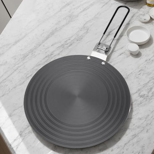 Adaptateur à induction 24 cm avec poignée pliable pour casseroles