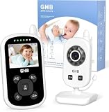 GHB Babyphone mit Kamera Baby Monitor mit ECO Modus Gegensprechen Gegensprechen Lange Akkulaufzeit Nachtsicht usw.