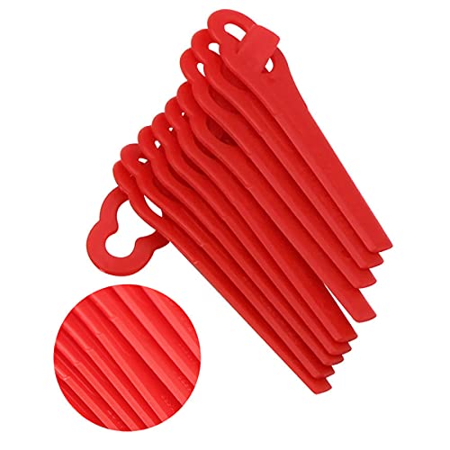 50pcs Plastic Blade Cutter Replace for Trimmer Strimmer Blade Stihl-PolyCut 2-2 Cordless Grass Garden Lawn Mower Tool - Thumbnail 2
