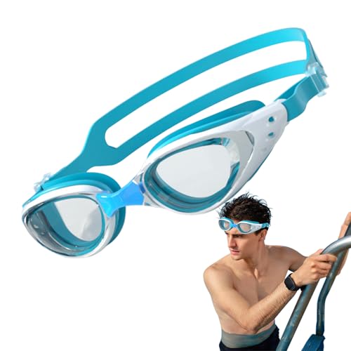 Gafas de natación,Gafas de natación de silicona suave - Gafas de buceo impermeables con visión clara, equipo de natación para adolescentes y adultos