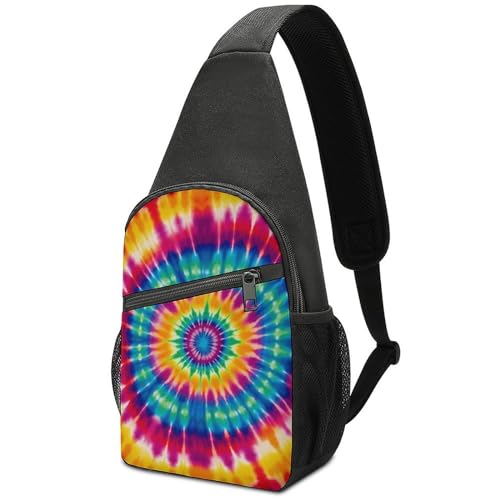 Morrales Sling Tie Dye para senderismo y uso casual miniatura 1