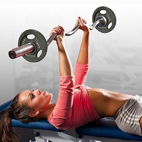 GYMENIST Weight Plates Exercise Workout Plate Fits 2 INCH Olympic Bar Plates Has A Grip Handles Design, Gray, 2.5 (GWP405-2.5-PAIR) - Thumbnail 5
