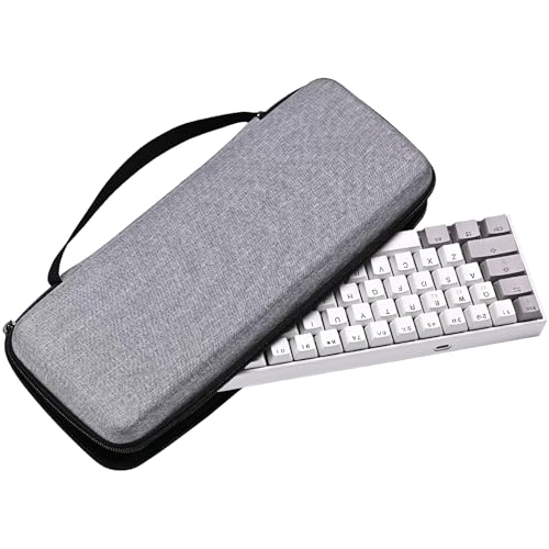 Hyekit 60% 65% Keyboard Case, Hard Shell Travel Carrying Bag...