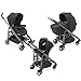 Chicco Trio LOVE Up Poussette Bébé de Voyage 3 en 1, avec Nacelle pour Nouveau-né, Poussette Trio avec Siège Auto Déhoussable, Légère et Pliable, Fermeture Compacte - de 0 à 36 mois - Noir