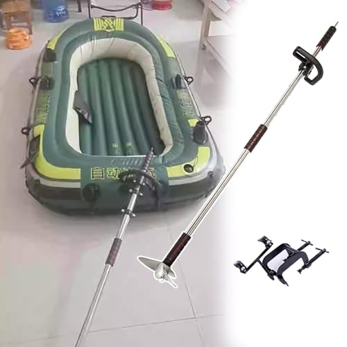 Hélice de moteur de pêche à la traîne Ayak - Pales de mixage à pagaie manuelle pour kayak, compatibles avec les perceuses électriques, kit de propulsion d'urgence pour bateau avec pince, 100