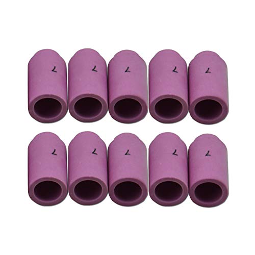 Image of RIVERWELD TIG Alumina Nozzle Ceramic Cups 13N11 7# 7 /16 inch 11.0mm 10pcs