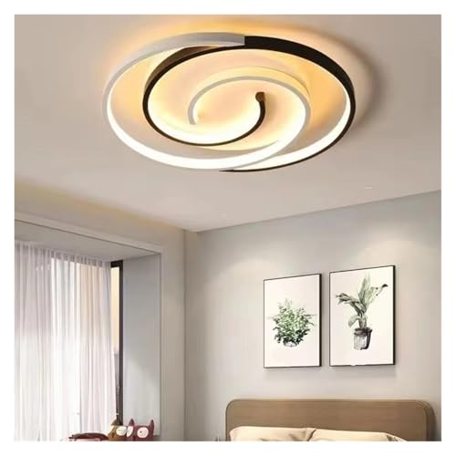 LED Bedroom Ceiling Lamp Modern Lighting Fixtures Black White Ceiling
