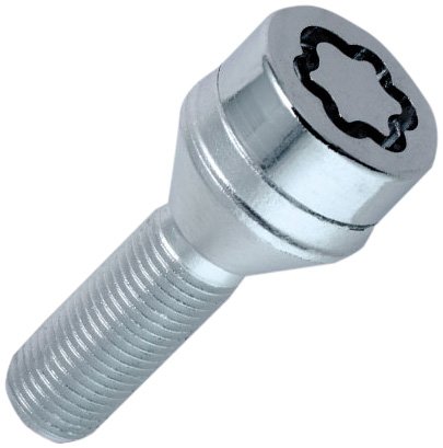 McGard 27216SU Standard - Tornillos antirrobo para rueda (base cónica, M12 x 1,25, longitud del vástago 24,1 mm, SW17)