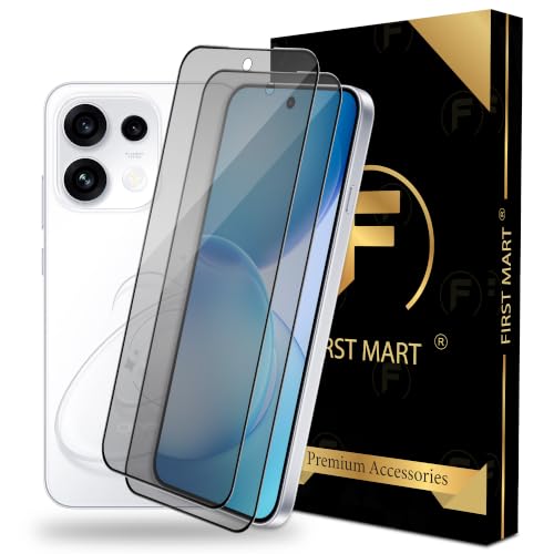 Image of FIRST MART Military-Grade Matte Anti-Glare Tempered Glass for Oppo Reno 16c (6.57 Inch) With Installation Kit | Edge to Edge Coverage |Anti Glare, Bubble-Free [2 Pack]