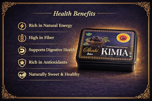 Image of Emazing Gourmet Shahi Dates Kimia 500gram | Premium Soft & Juicy Premium Dates | Naturally Ripened
