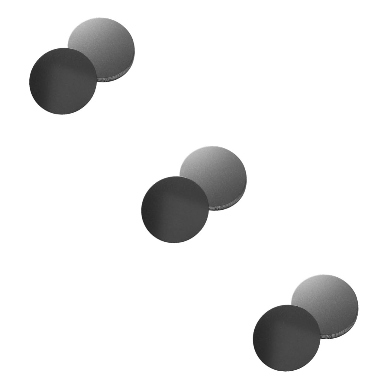 Housoutil 30 Pcs Adhesive Metal Plate Metal Plate for Phone Magnet Magnetic Car Vehicle Mount Holder Magnetic Patch Metal Plate for Phone Mount Phone Metal Plate with Adhesive Sticker