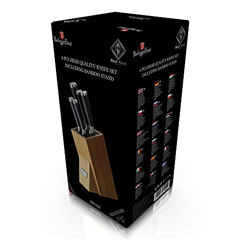 THREE TRADING BH2425 TRADING, Bamboo, Schwarz