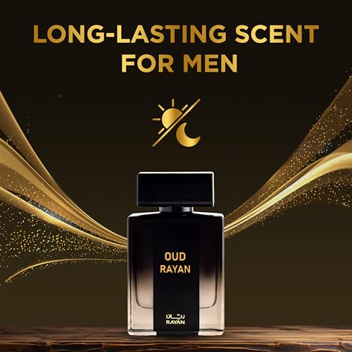 RAYAN Modern Oud Perfume for Men - Arabian Eau De Parfum, 100mL (3.34 Fl oz) Perfumes Arabes Para Hombres, Long Lasting Perfume with Oud, Sandalwood, Cardamom, Amber & Lavender, Ideal Gift for Him - Image 6
