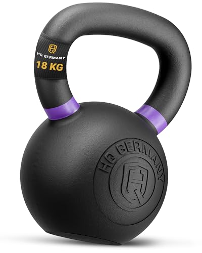 HQ Germany® Powdercoat Kettlebell | Vollguss | 2-32kg | Starter-Sets | ±2,0{cf04047b0c57f3604c24e7593af20c51d32e4fd2ada2e3048eae80f8b4b8266b} Gewichtstoleranz, Gewicht:18KG HQ Germany® Powdercoat Kettlebell | Vollguss | 2-32kg | Starter-Sets | ±2,0{cf04047b0c57f3604c24e7593af20c51d32e4fd2ada2e3048eae80f8b4b8266b} Gewichtstoleranz, Gewicht:18KG