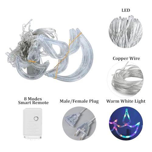 Image of fizzytech Decorative Lights for Home, Bedroom, Diwali, Christmas, Parties (Diya-Multicolor)