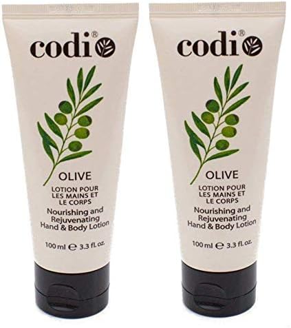 CODiOlive Hanf and Body Lotion 100ml / 3.3 fl oz (Pack of 2)