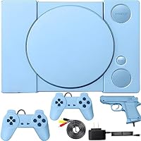 Retoo Retro Spielekonsole, Videospielkonsole, Game Konsole | RCA Plug & Play mit 2 Controllern, Spiel Pistole und 16 Spielen für TV | Spiele für Kinder, Familien & Erwachsene | Klassische Videospiele