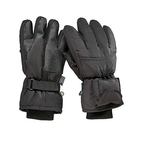 Battery Operated Heated Gloves, Black, Mens