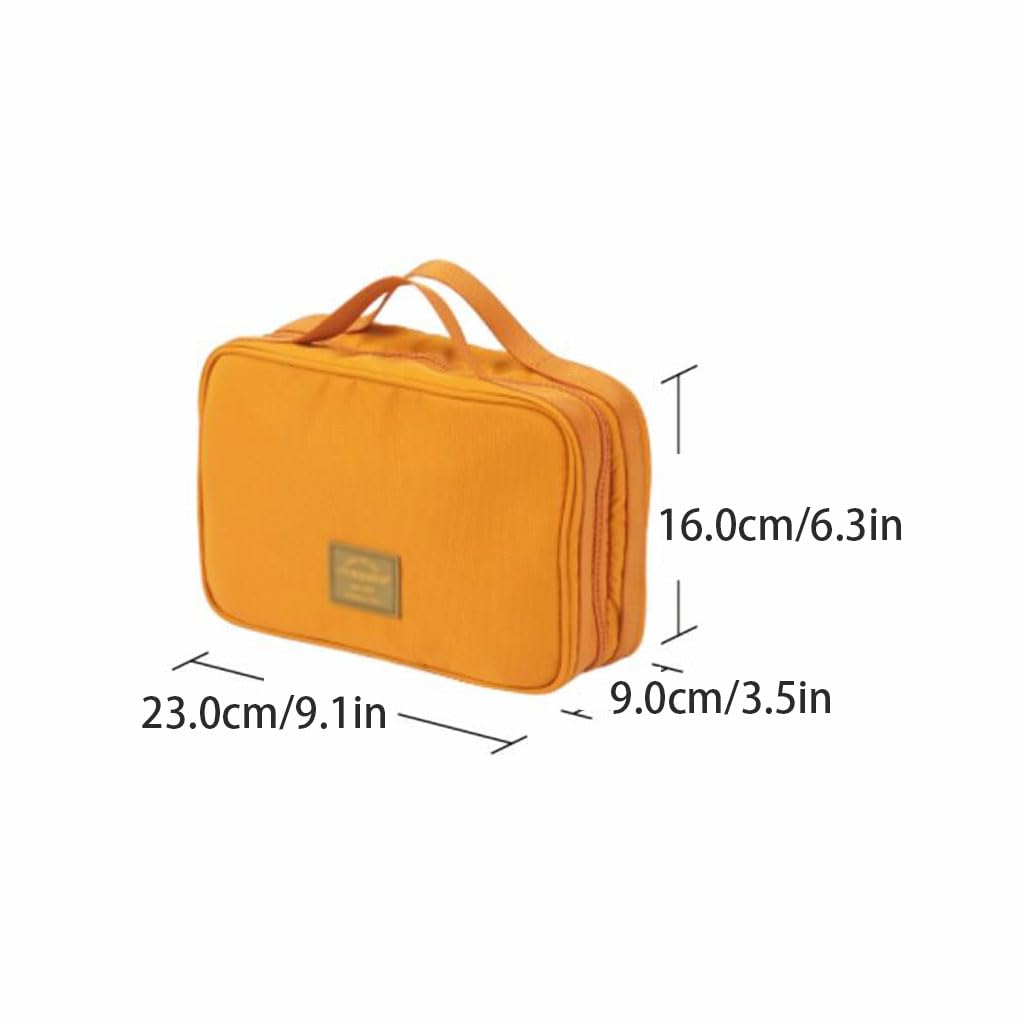 Reistoilettas met grote capaciteit Polyester make-up opbergtas Draagbare washandtas met haak